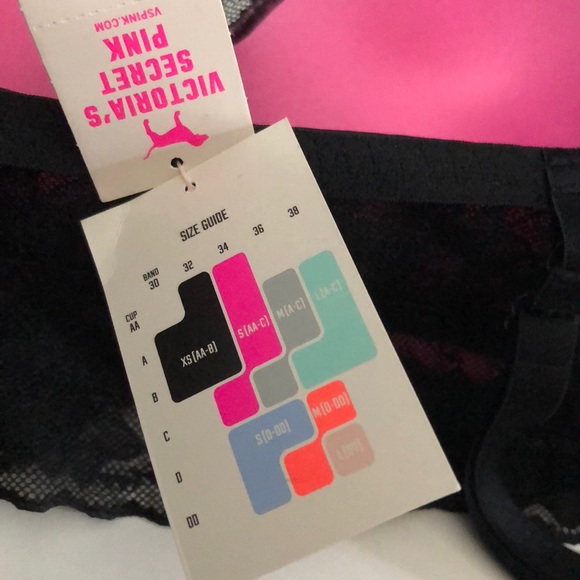 PINK VS push up black bra size small - Picture 4 of 4